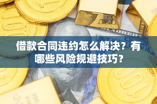 济南借款合同违约怎么解决？有哪些风险规避技巧？